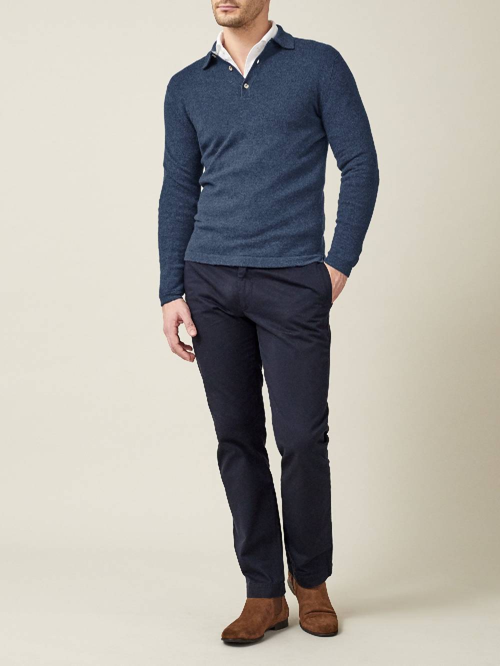 Luca Faloni Polocashmere a 2 fili Hotsell