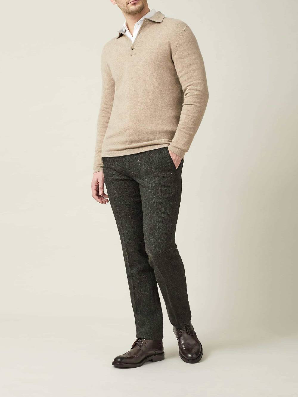 Luca Faloni Polocashmere a 2 fili Vendita Calda