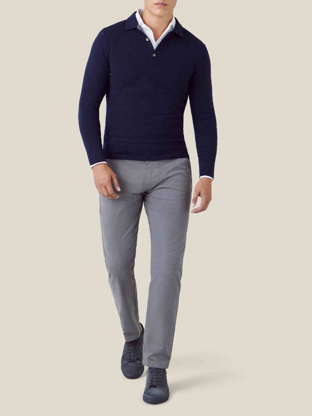 Luca Faloni Polocashmere a 2 fili Saldi Di Fabbrica