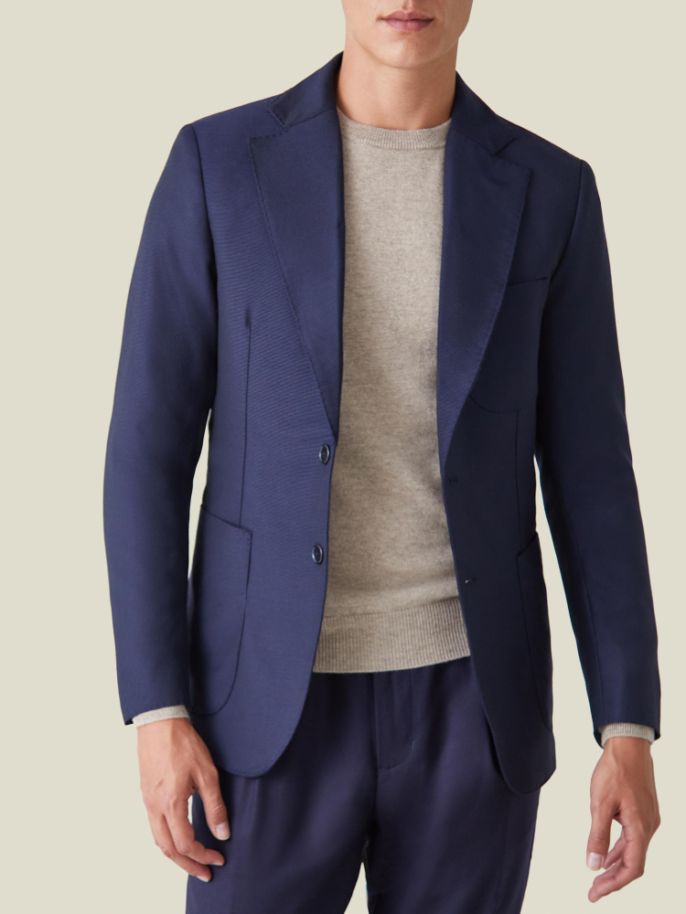 Luca Faloni Blazer leggero da viaggioLana Vergine