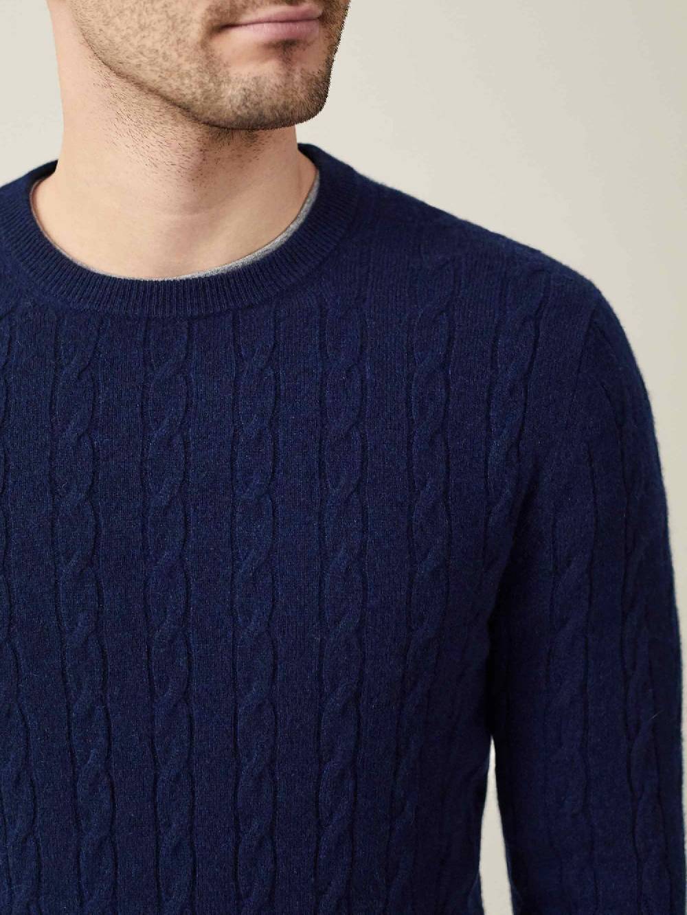 Luca Faloni Maglia a treccecashmere a 2 fili Vendita Economica