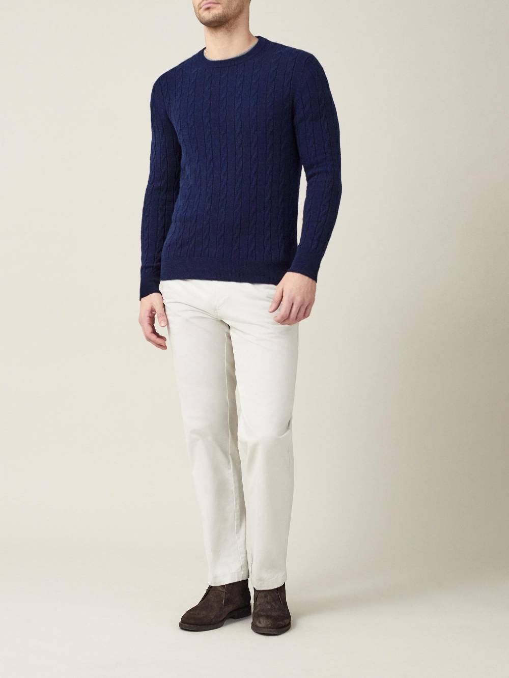 Luca Faloni Maglia a treccecashmere a 2 fili Vendita Economica
