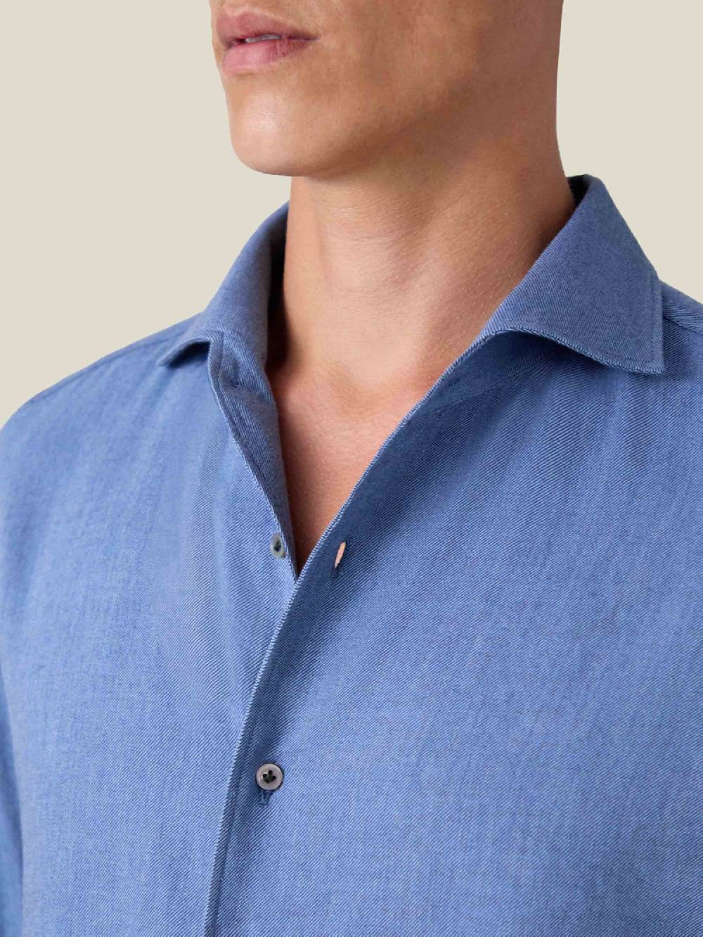 Luca Faloni Classic ShirtCashmere-Cotton Vendita