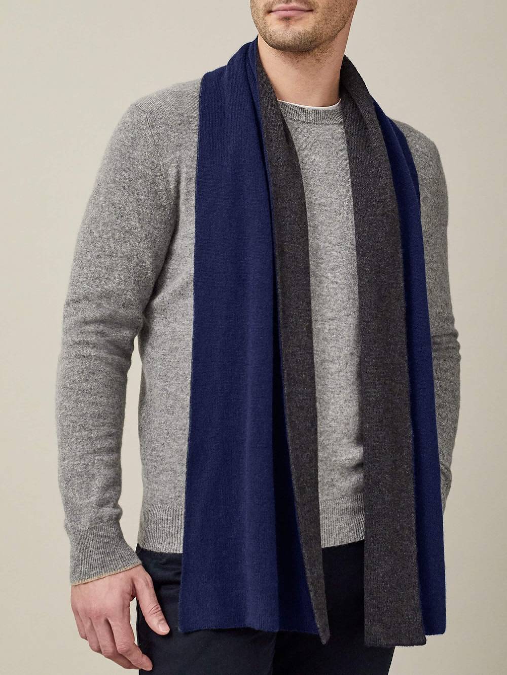 Luca Faloni Sciarpacashmere a 2 fili Moda