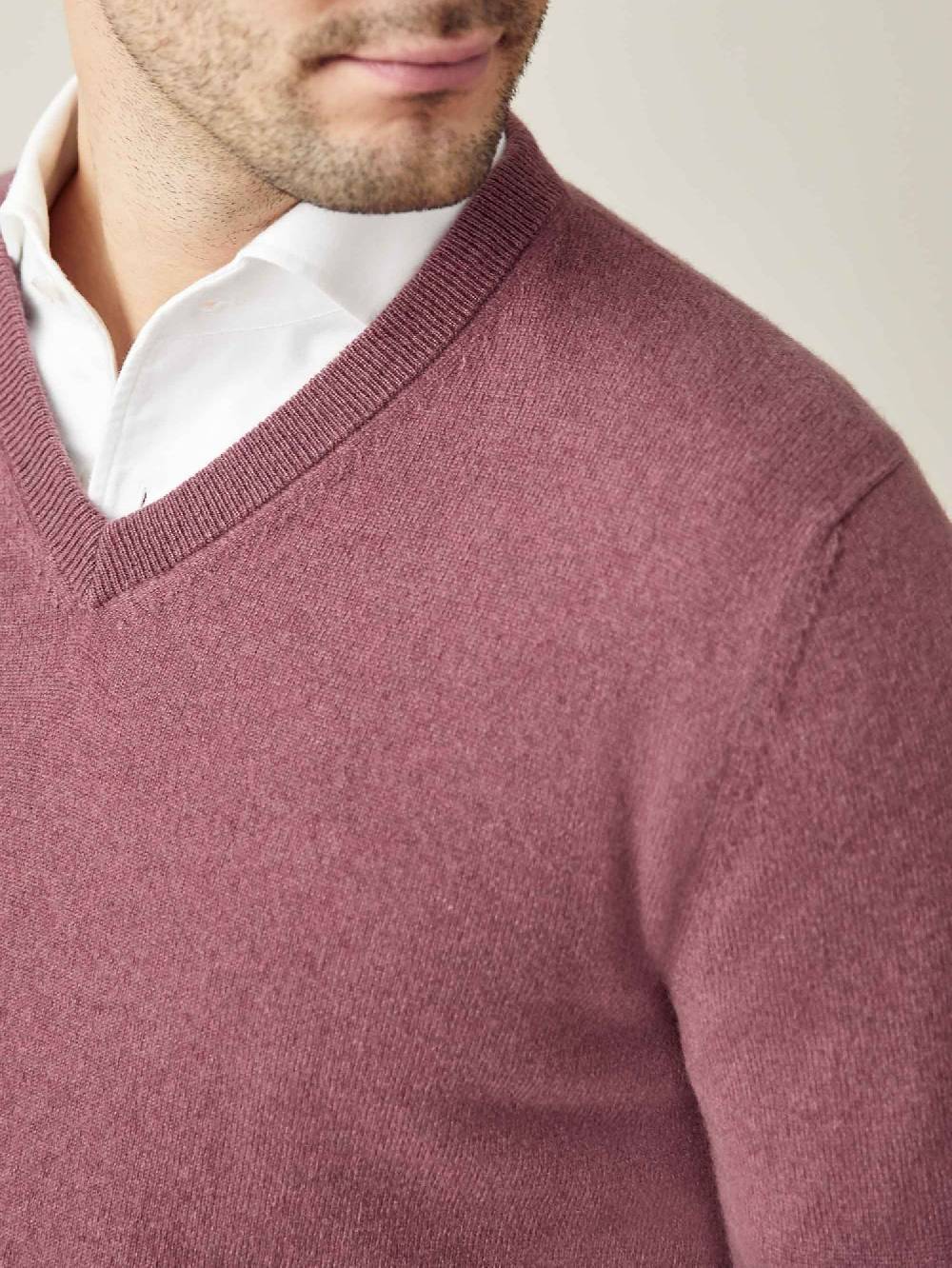 Luca Faloni Scollo a Vcashmere a 2 fili In Linea