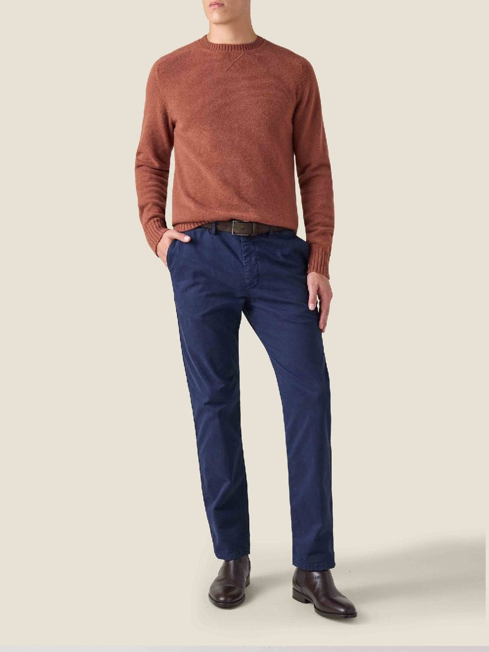 Luca Faloni Country Crew Neck4-Ply Cashmere Promozione Limitata