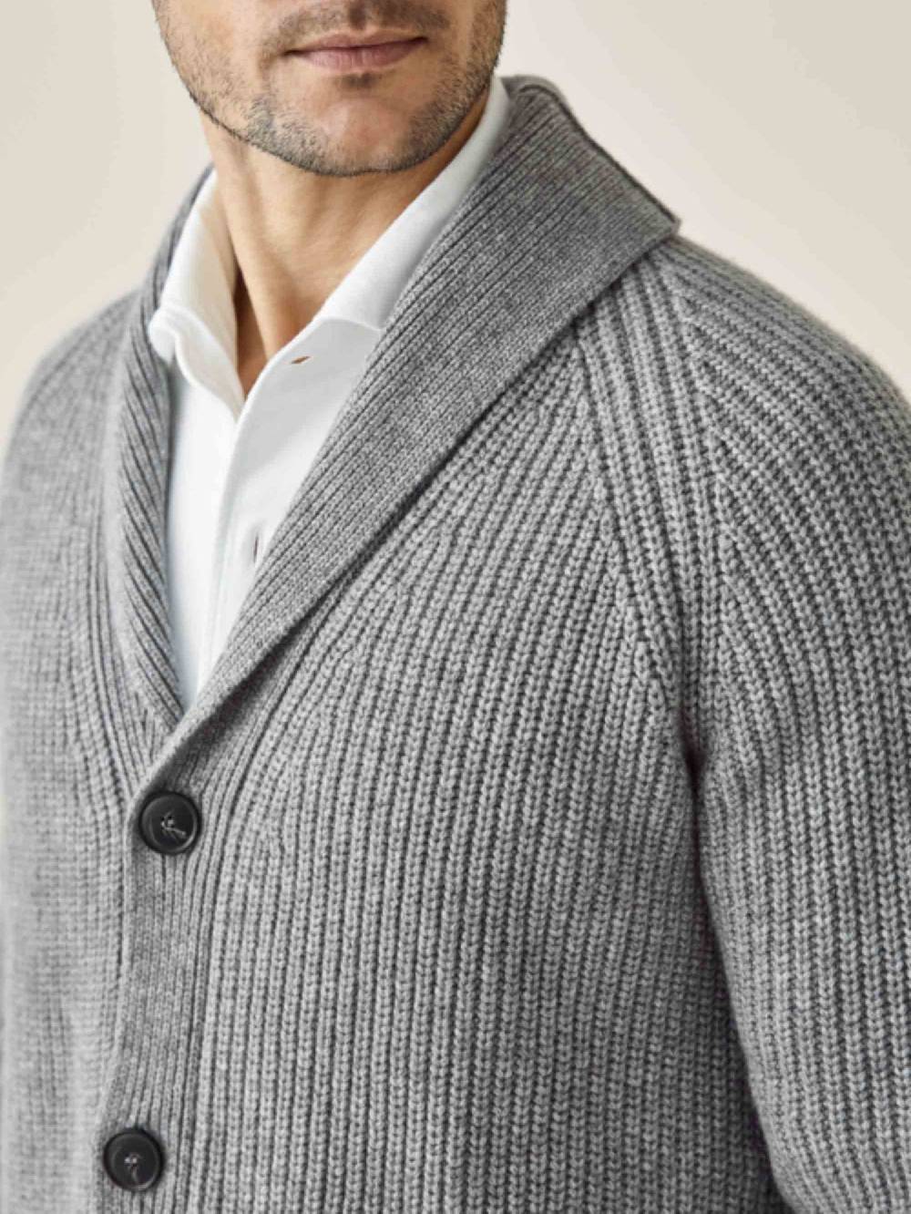 Luca Faloni Cardigan con sciallecashmere a 4 fili Fino Al -60%