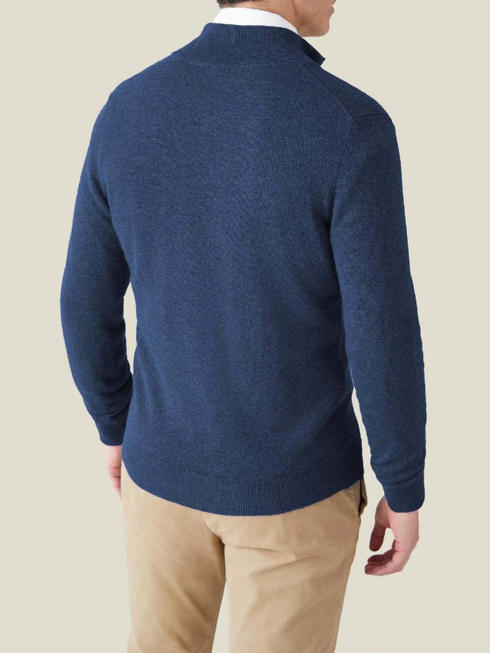 Luca Faloni Zip Cardigancashmere a 2 fili Economico