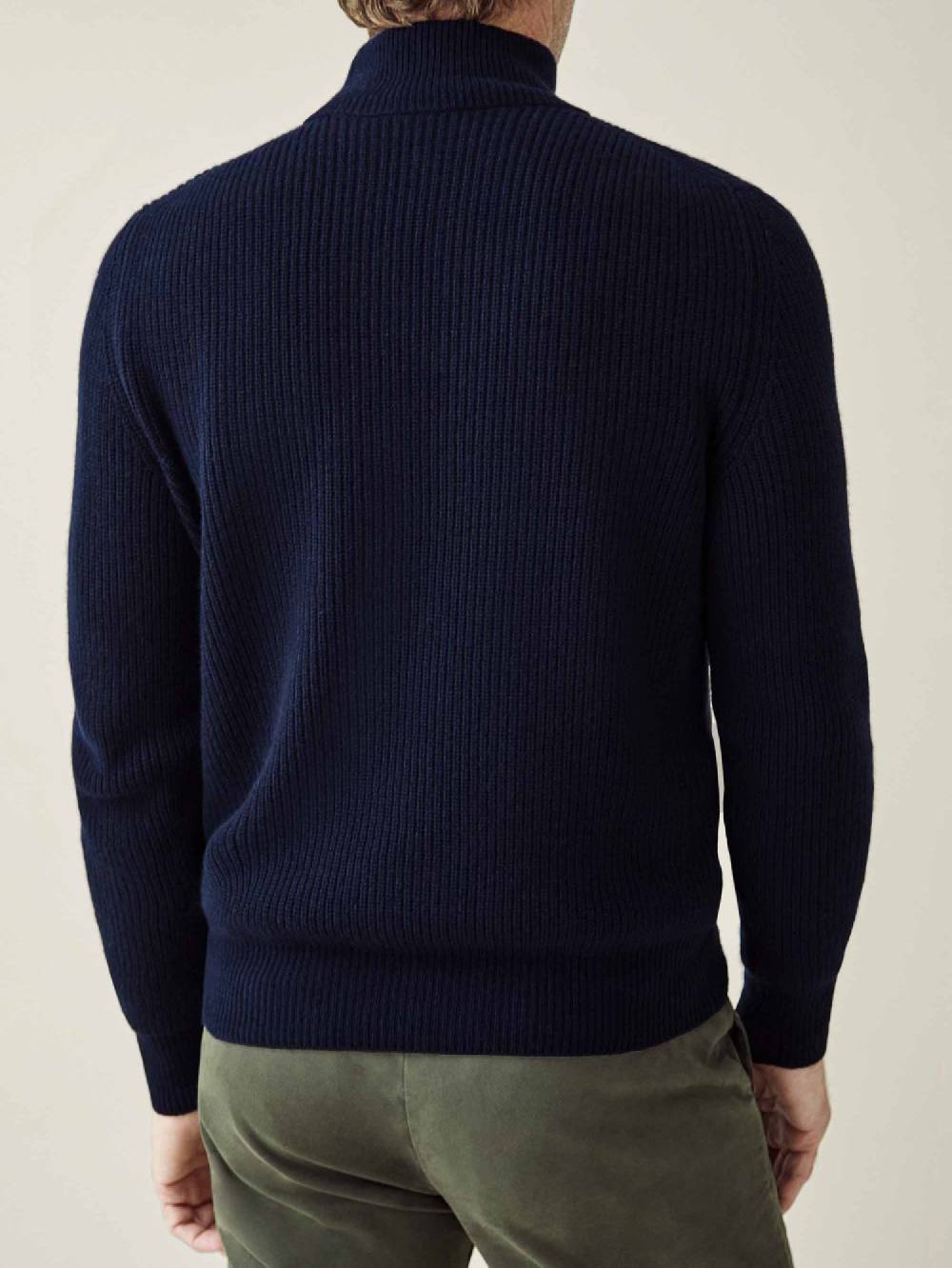 Luca Faloni Collo a lupettocashmere a 4 fili Qualità Garantita