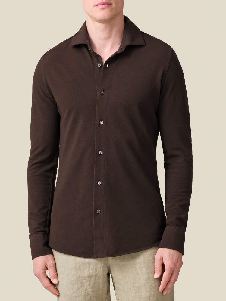 Luca Faloni Camicia SienaCotone Piqué
