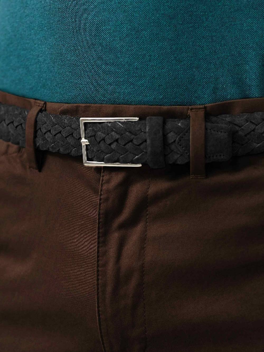 Luca Faloni Woven BeltSuede Prezzo Ridotto