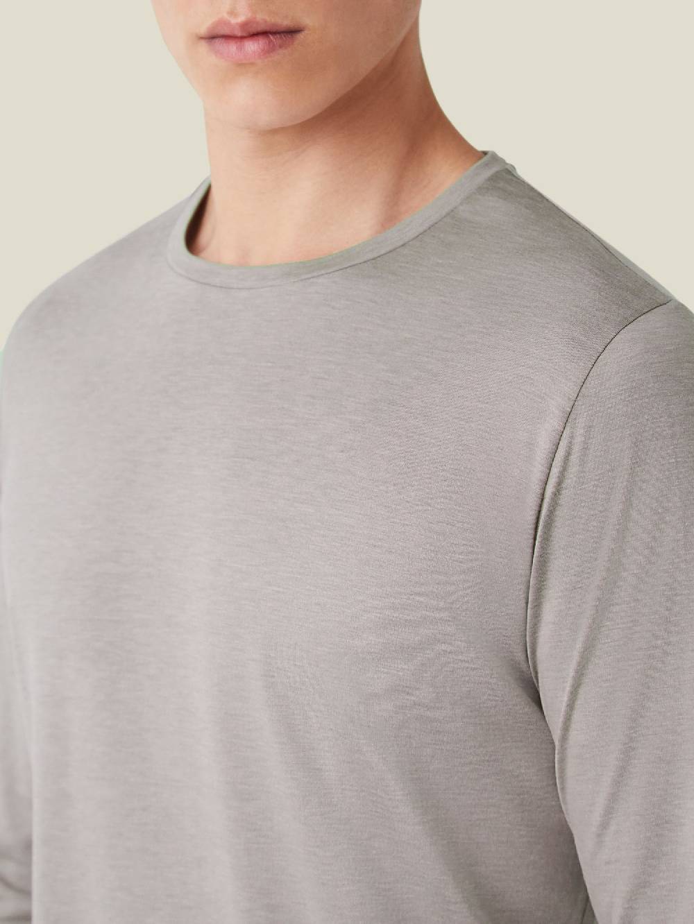 Luca Faloni T-Shirt Maniche LungheSeta Cotone Offerta