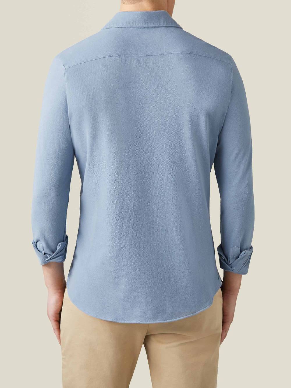 Luca Faloni Camicia SienaCotone Piqué Saldi Di Fabbrica