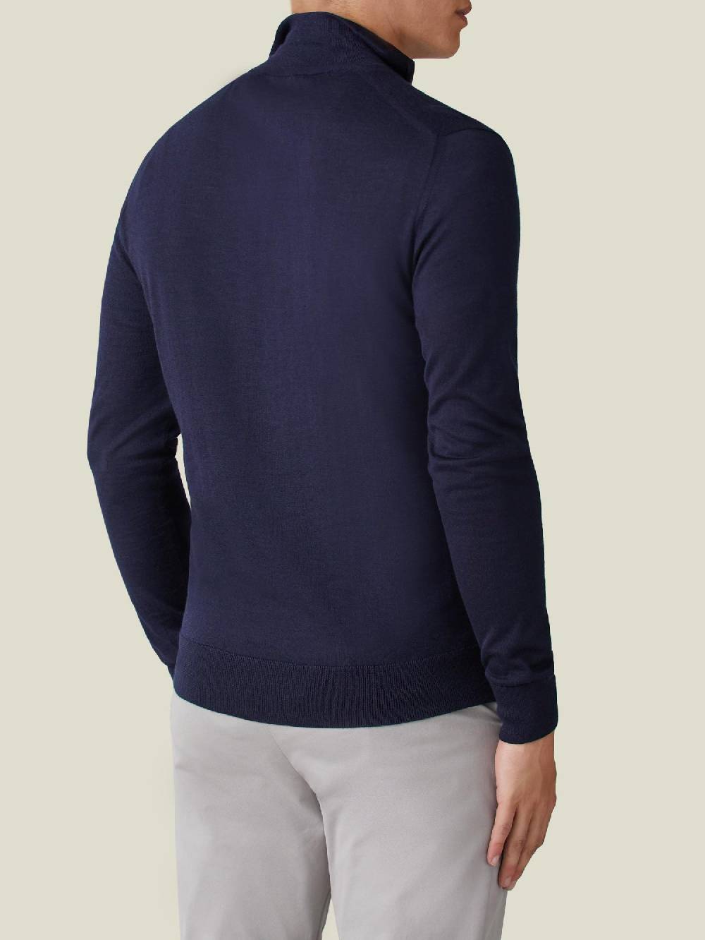 Luca Faloni Maglia con collo mezza zipSeta-Cashmere Spedizione Gratuita