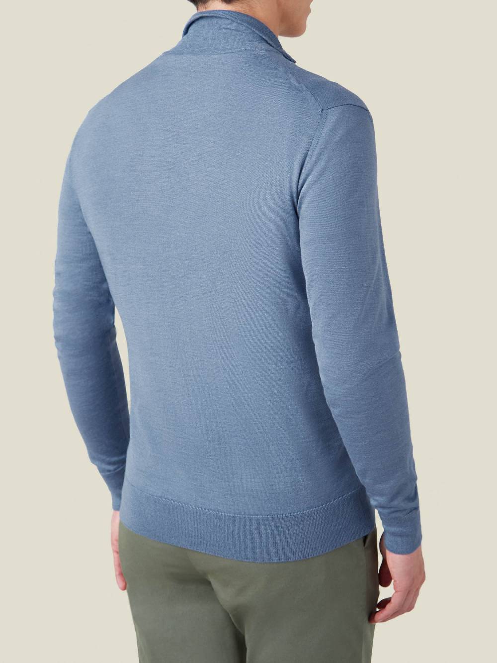 Luca Faloni Maglia con collo mezza zipSeta-Cashmere Vendita Economica
