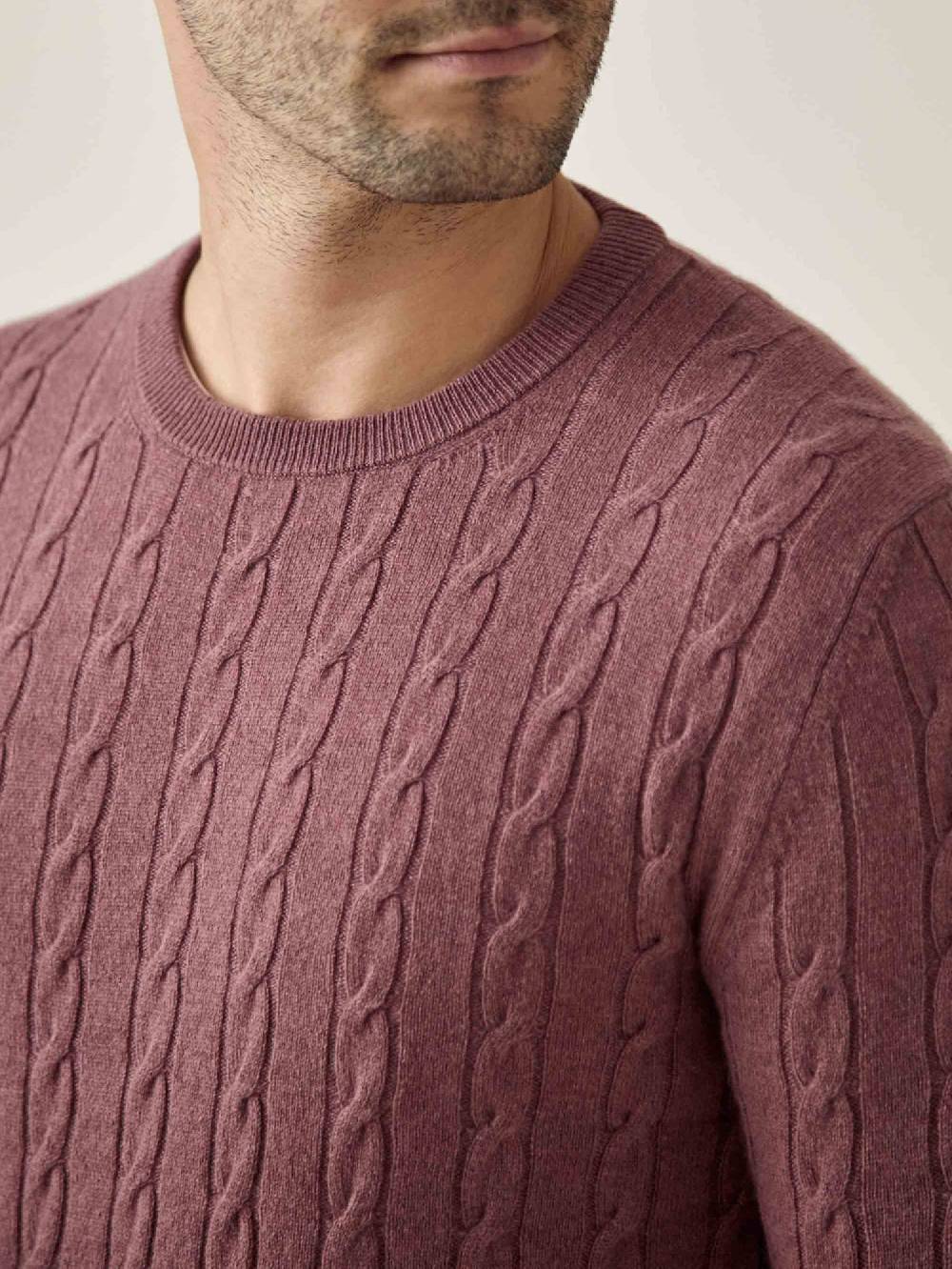 Luca Faloni Maglia a treccecashmere a 2 fili Offerta esclusiva