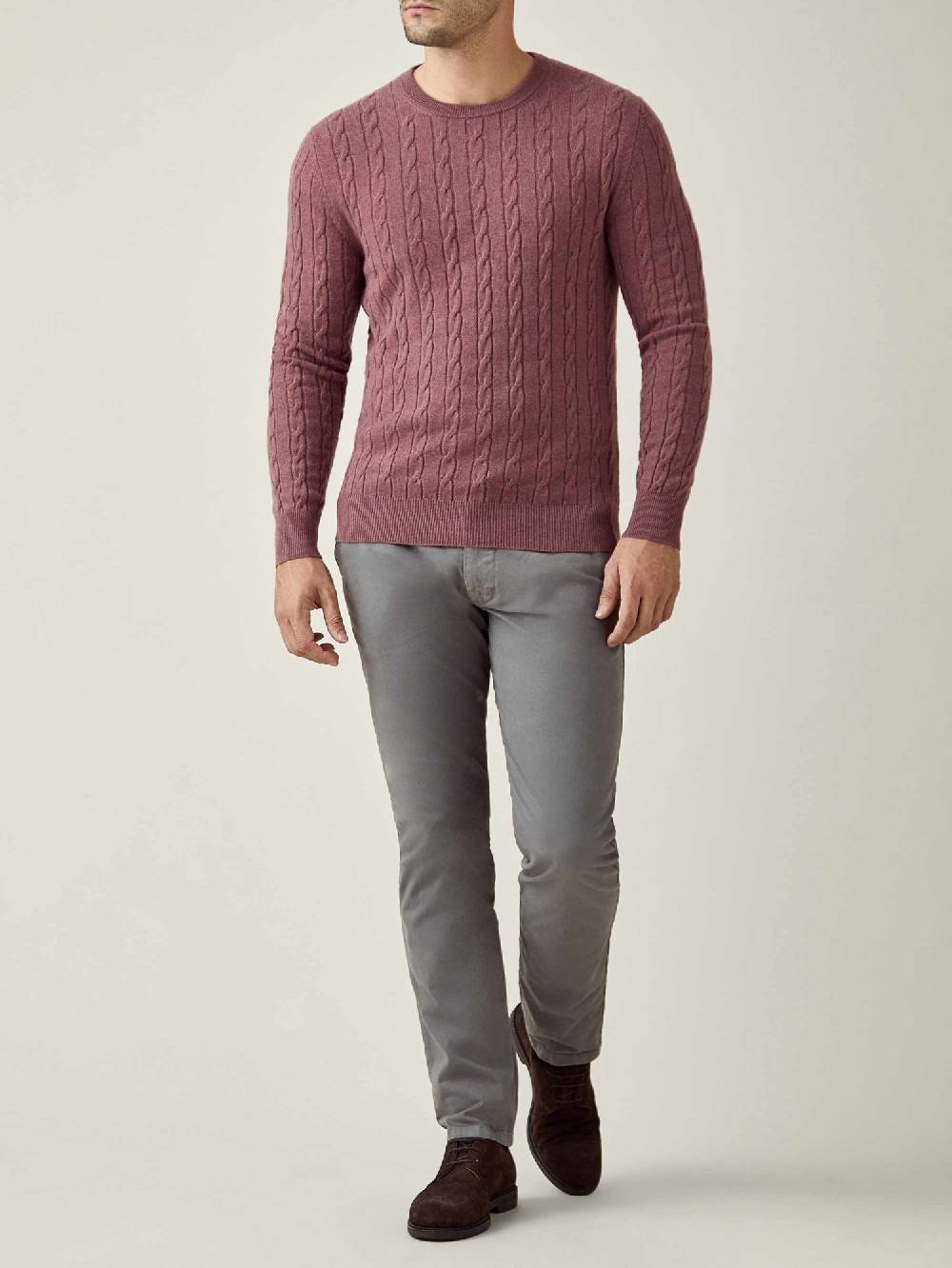 Luca Faloni Maglia a treccecashmere a 2 fili Offerta esclusiva