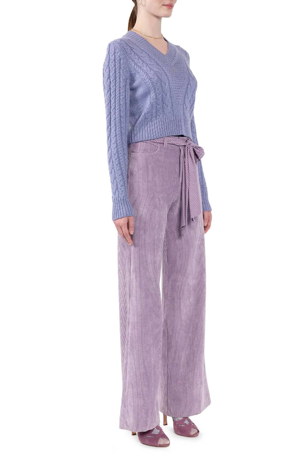 Luisa Beccaria Maglione intrecciato con scollo a V Online