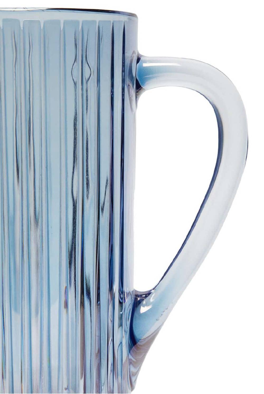 Luisa Beccaria Brocca Rigata Blu Prestige in Vetro Saldi