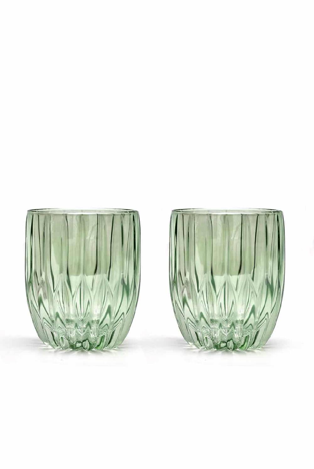 Luisa Beccaria Set Verde Di Due Piccoli Bicchieri Tumbler Offerte