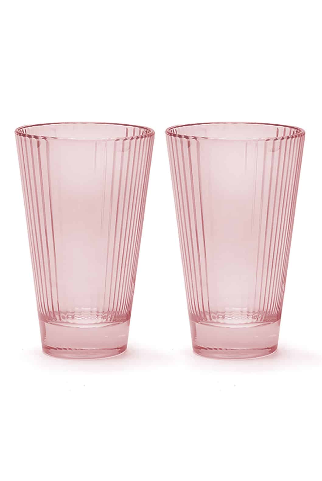 Luisa Beccaria Set Rosa Di Due Bicchieri D'acqua Iside I Più Venduti