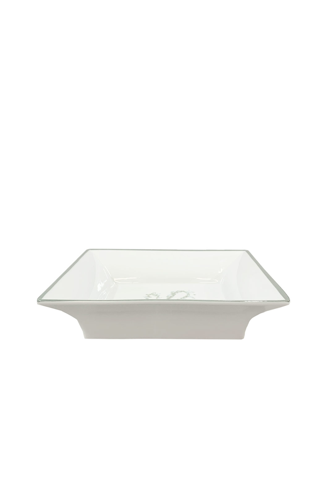 Luisa Beccaria Vassoio porta monete con monogramma personalizzabile con bordo dorato Vendite Flash