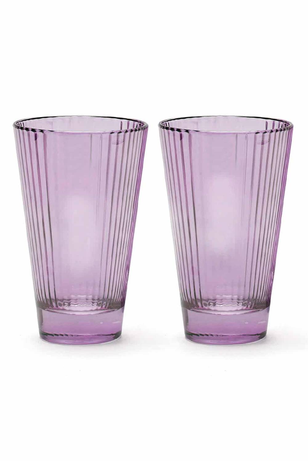 Luisa Beccaria Set Viola Di Due Bicchieri D'acqua Iside Negozio