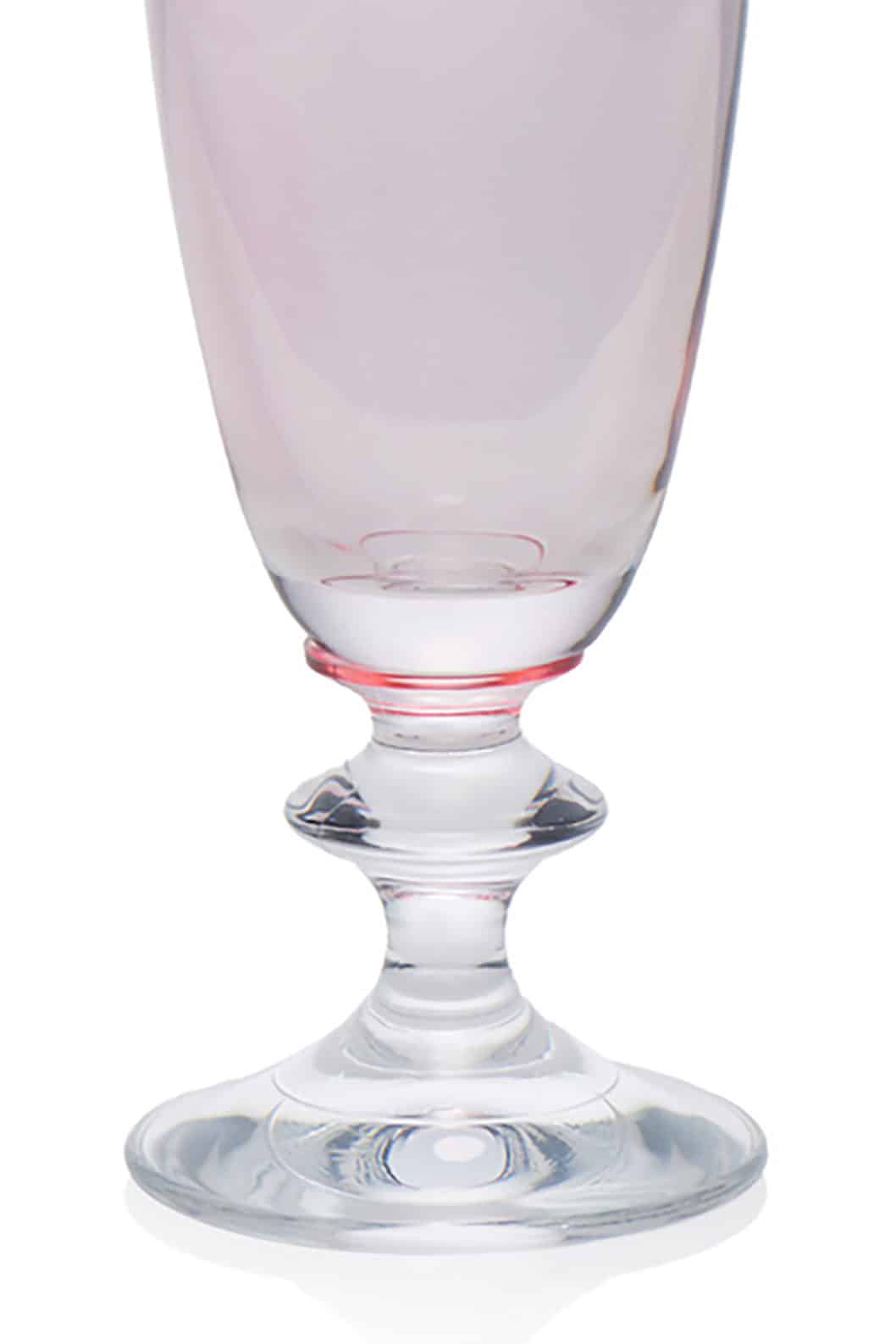 Luisa Beccaria Set Rosa Di Due Bicchieri Flauto Roseo Italy