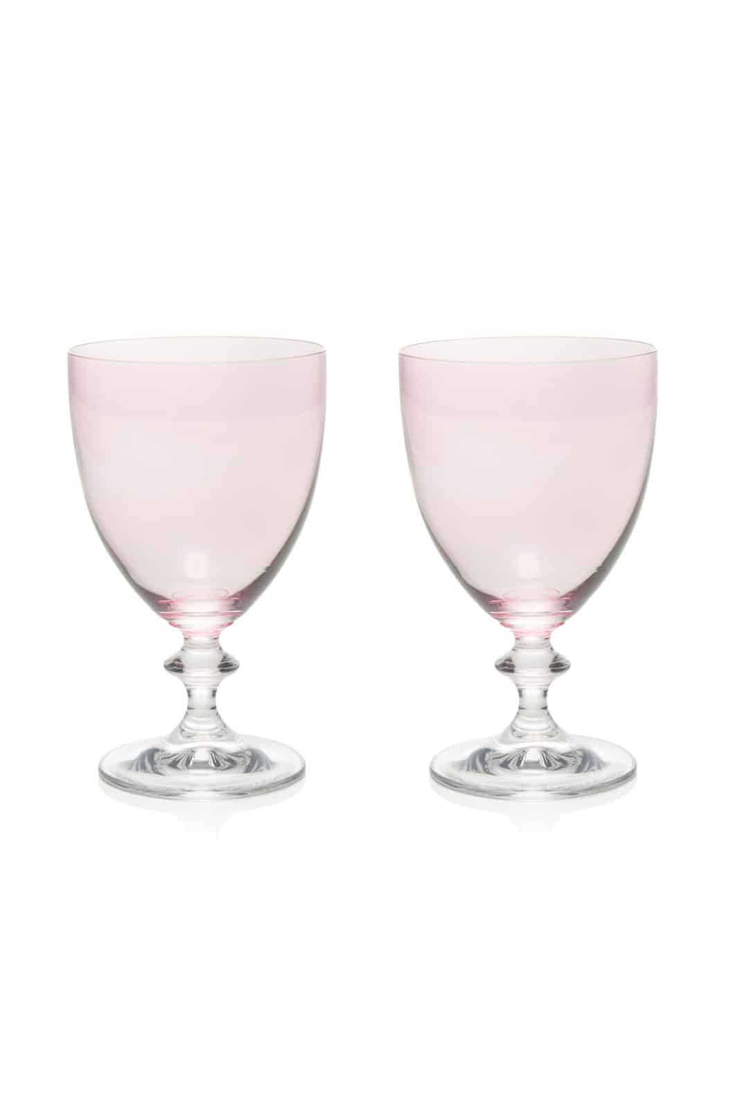 Luisa Beccaria Set Rosa Di Due Bicchieri Di Vino Rosato 2025