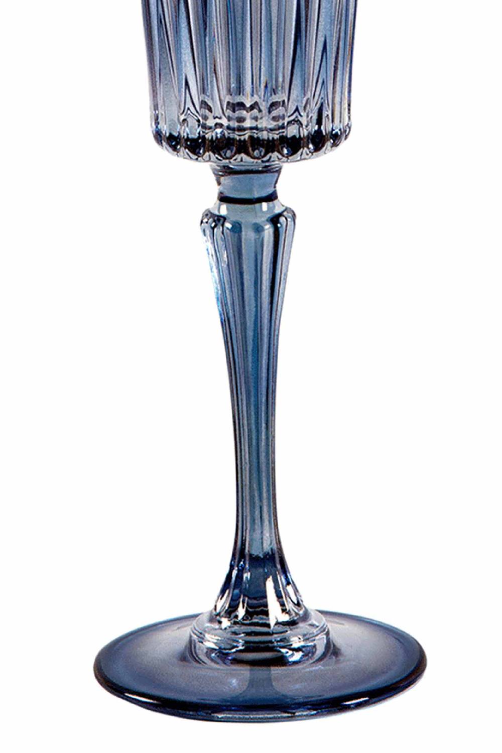 Luisa Beccaria Ombra dal blu al verde Set di due bicchieri Domina Flute Promozione