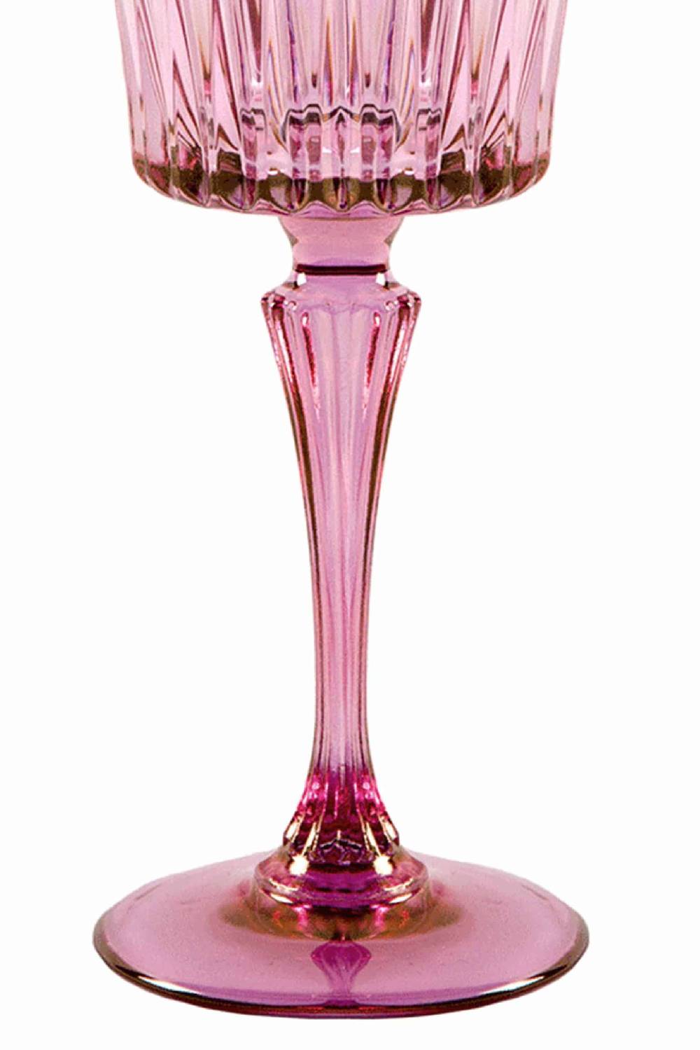 Luisa Beccaria Sfumatura dal rosa al viola Set di due bicchieri d'acqua Domina Qualità Garantita
