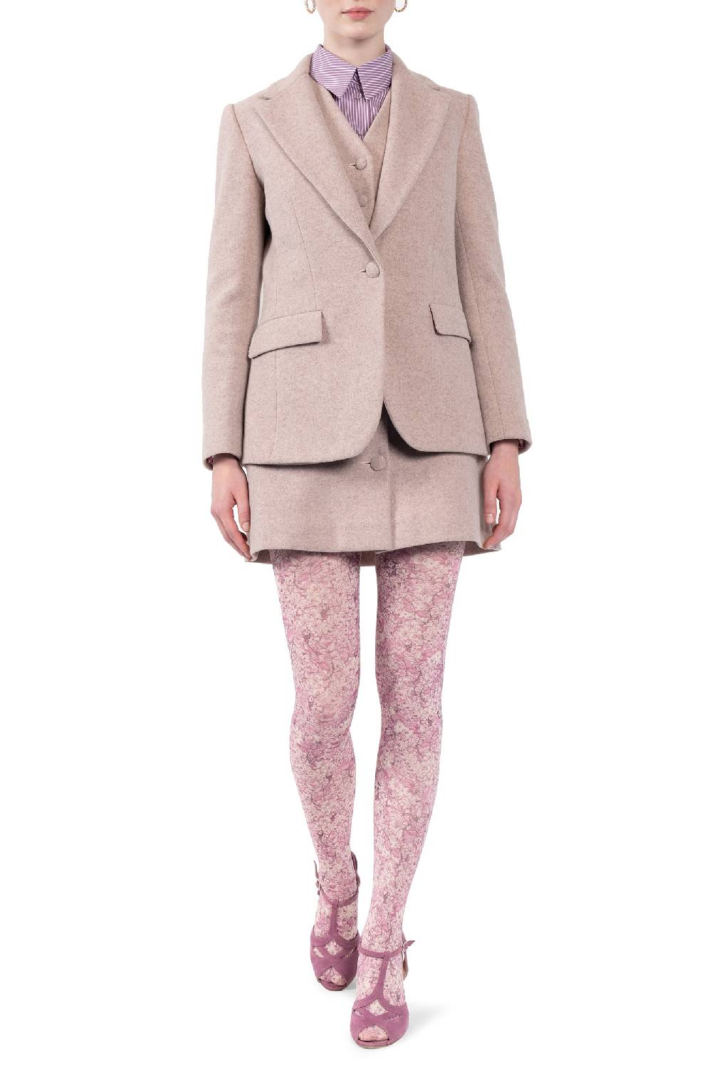 Luisa Beccaria Giacca Blazer in Lana Negozi Online
