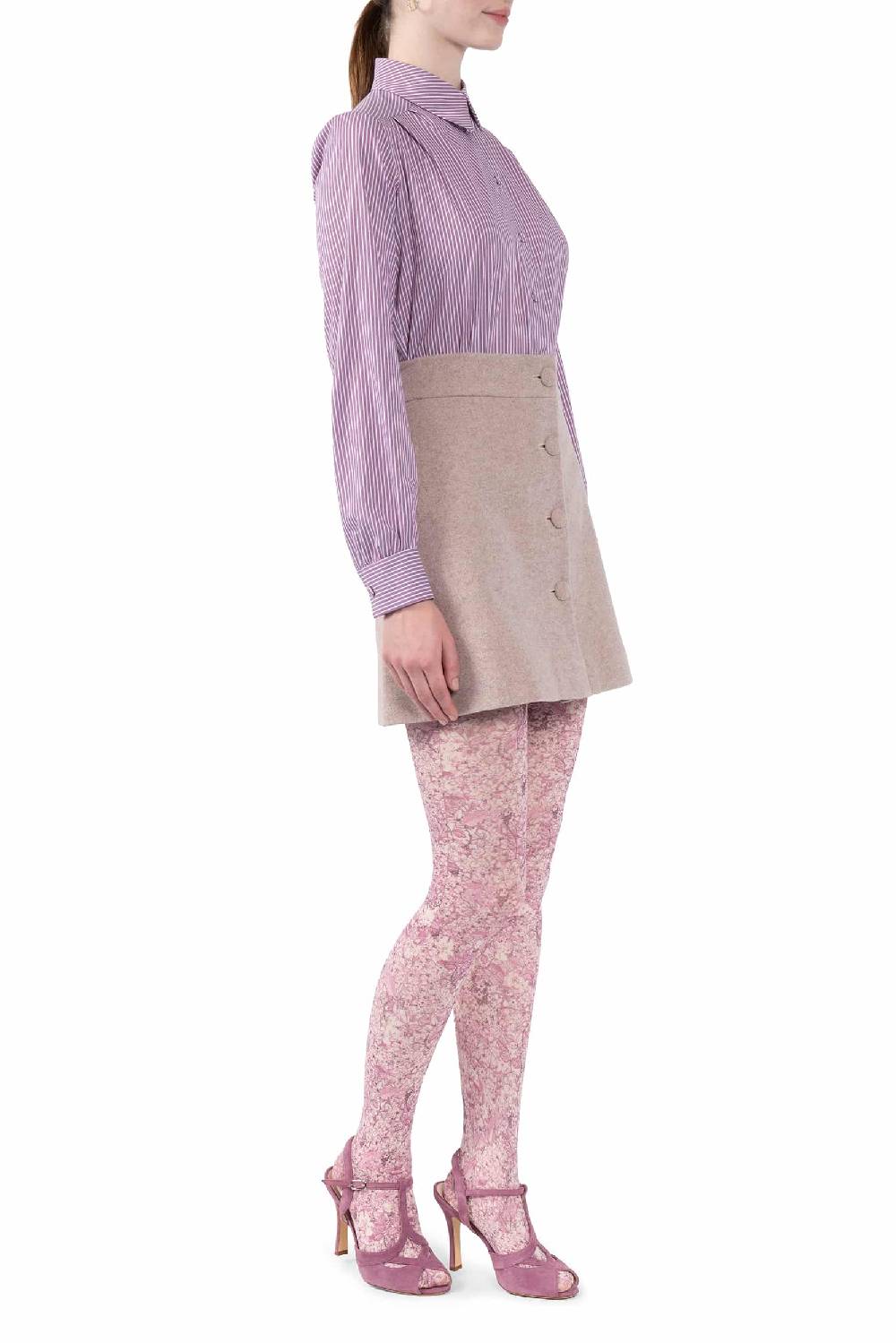 Luisa Beccaria Camicia in cotone a righe Promozione Limitata