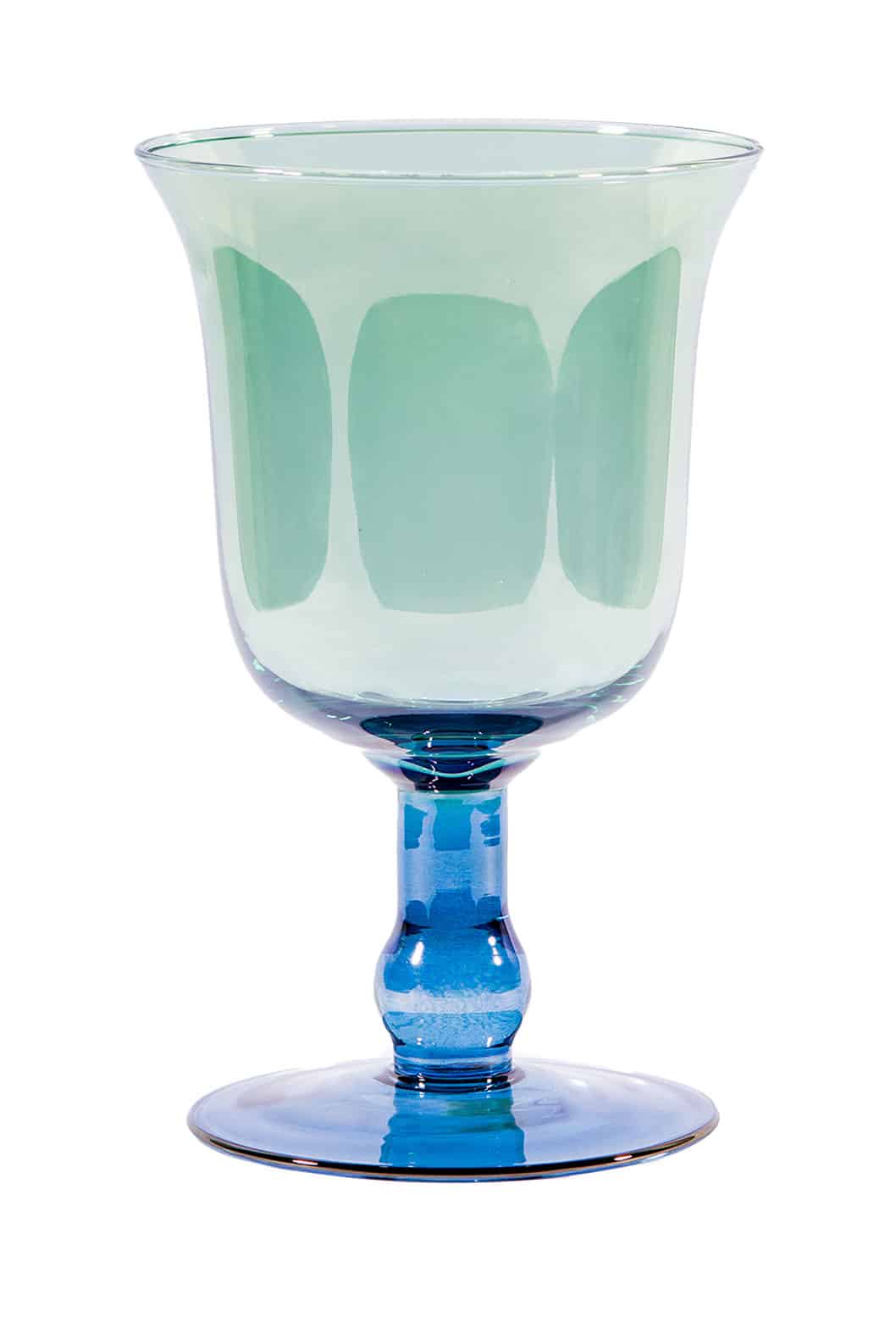 Luisa Beccaria Vaso di candela di grandi dimensioni con tonalità dal blu al verde Offerte