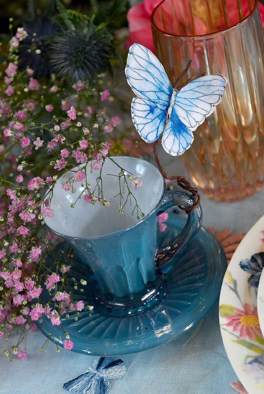 Luisa Beccaria Set Blu Di Due Tazze Da Caffè Doge In Saldo