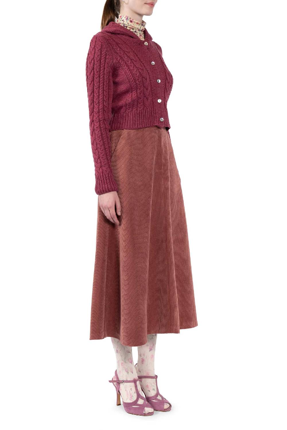 Luisa Beccaria Cardigan con cappuccio Offerta