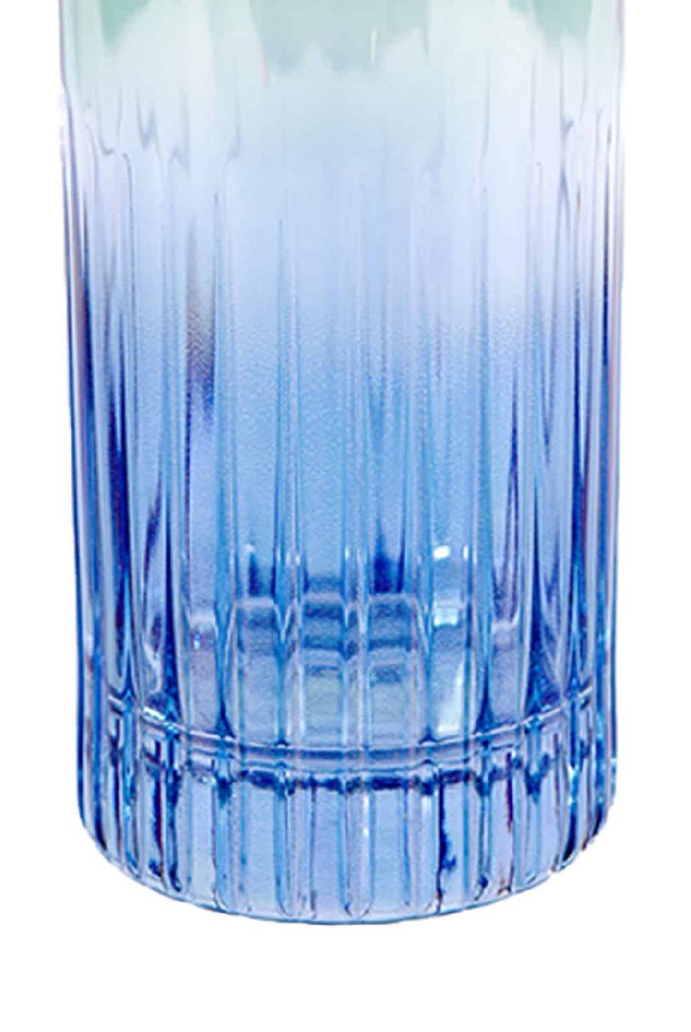 Luisa Beccaria Tonalità Blu Al Verde Set Di Due Grandi Bicchieri Tumbler Vendita Calda