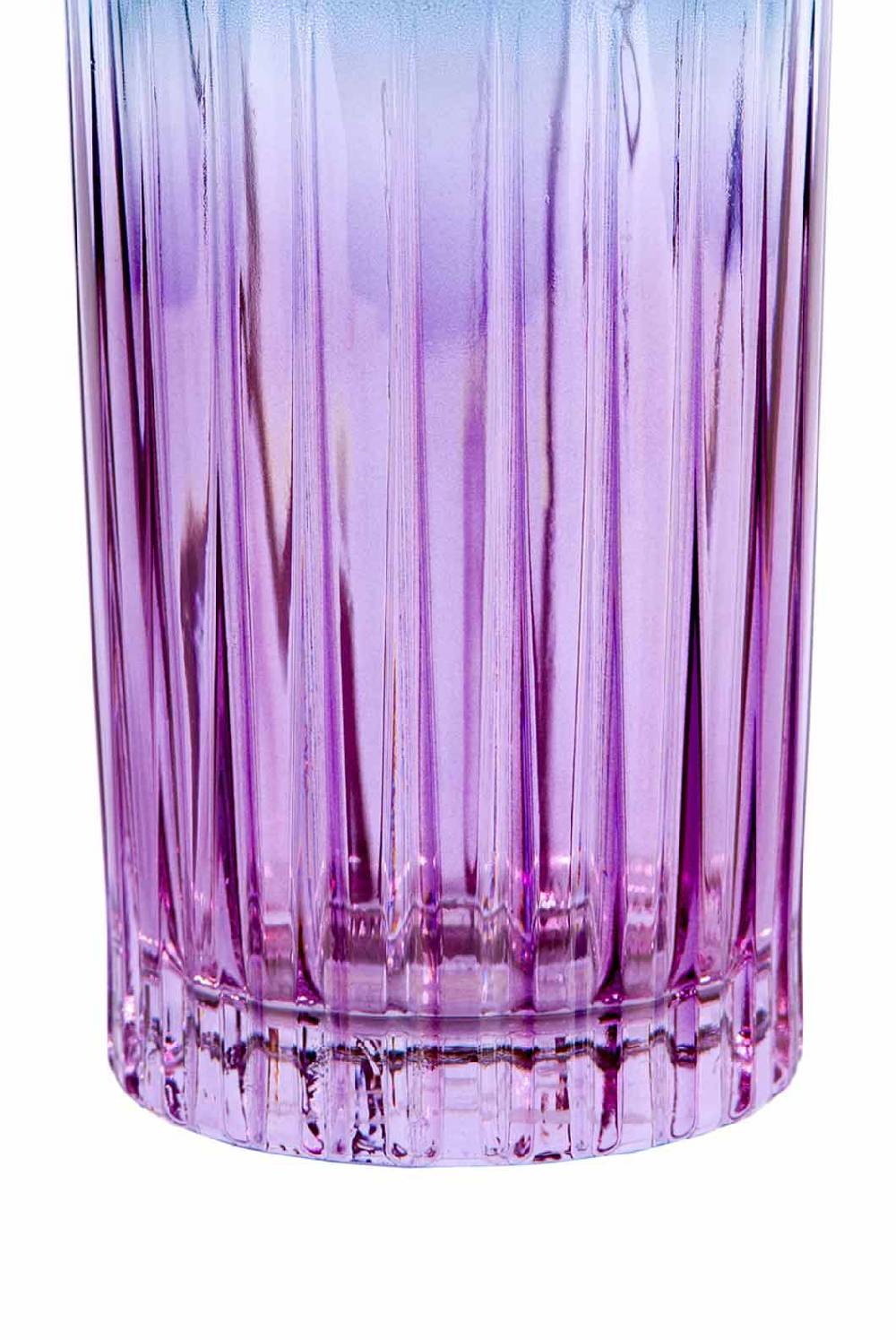 Luisa Beccaria Shade Purple To Blue Set Di Due Grandi Bicchieri Tumbler Vendita Economica