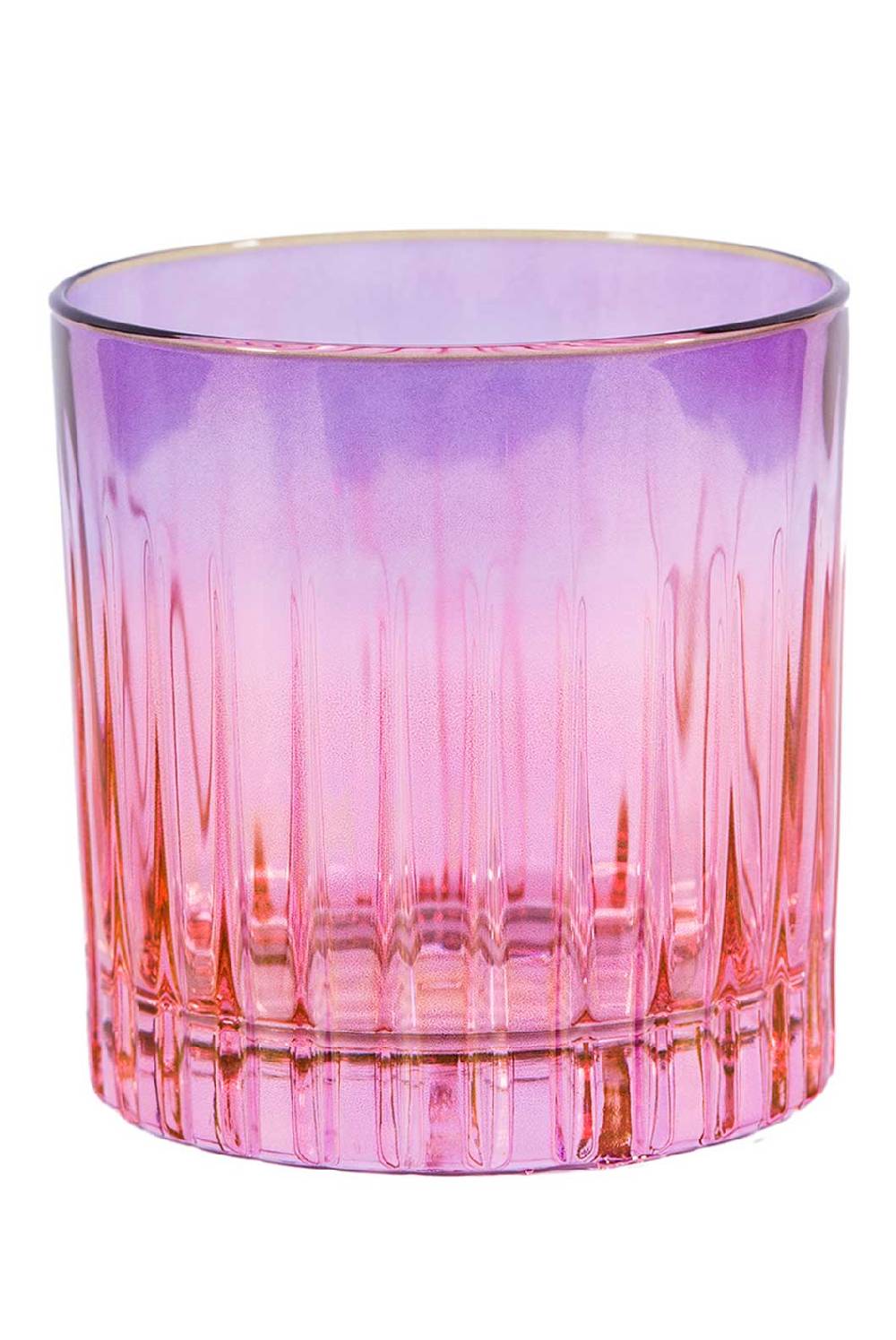 Luisa Beccaria Shade Pink To Purple Set di due piccoli bicchieri Negozio