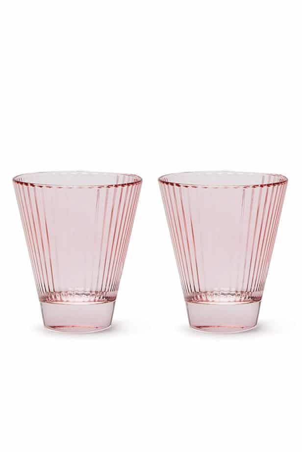 Luisa Beccaria Set Rosa Di Due Bicchieri Di Vino Iside Novità