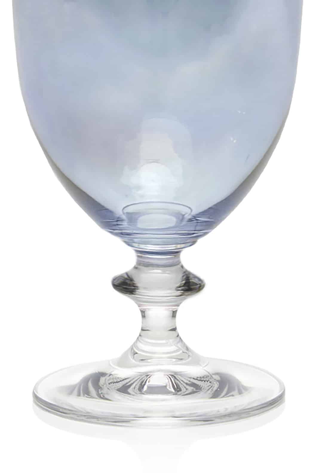 Luisa Beccaria Set Blu Di Due Bicchieri D'acqua Roseo Economico