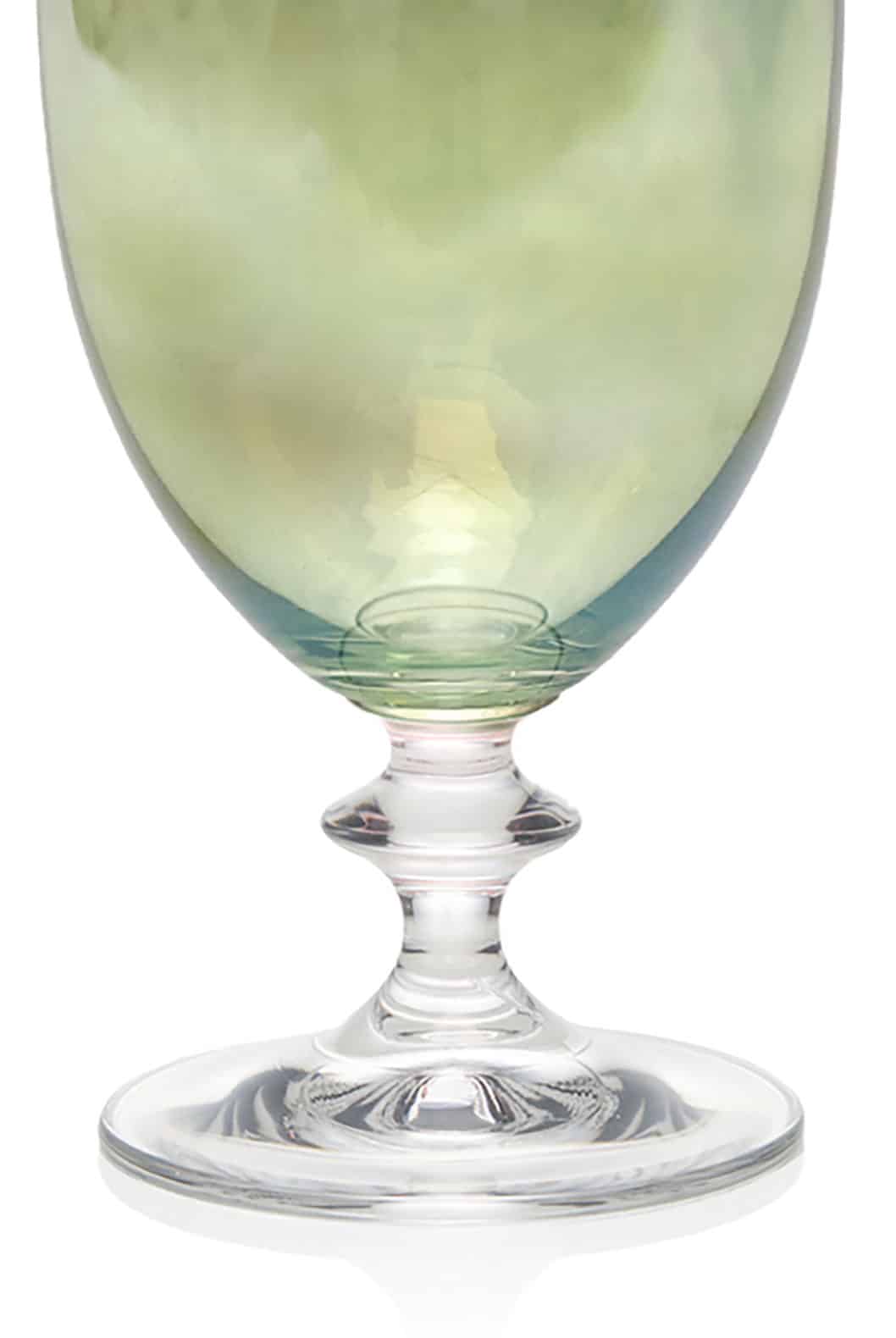Luisa Beccaria Set Verde Di Due Bicchieri D'acqua Roseo Saldi