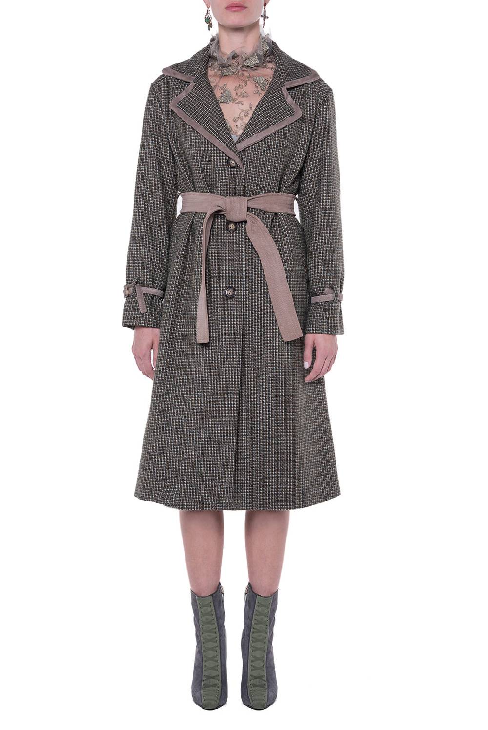 Luisa Beccaria Cappotto in tweed Promozione