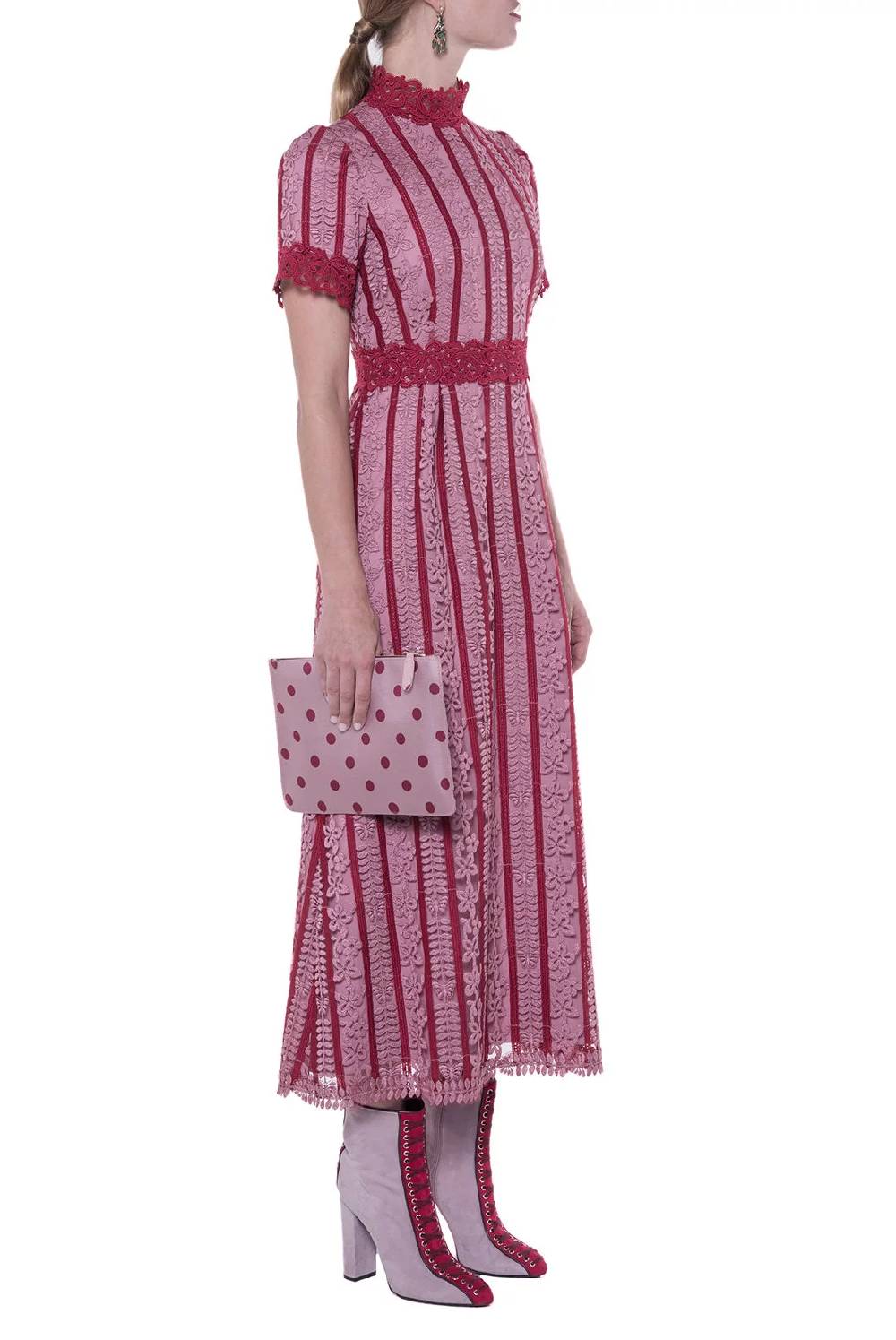 Luisa Beccaria Abito ricamato in macramè Fino Al -60%