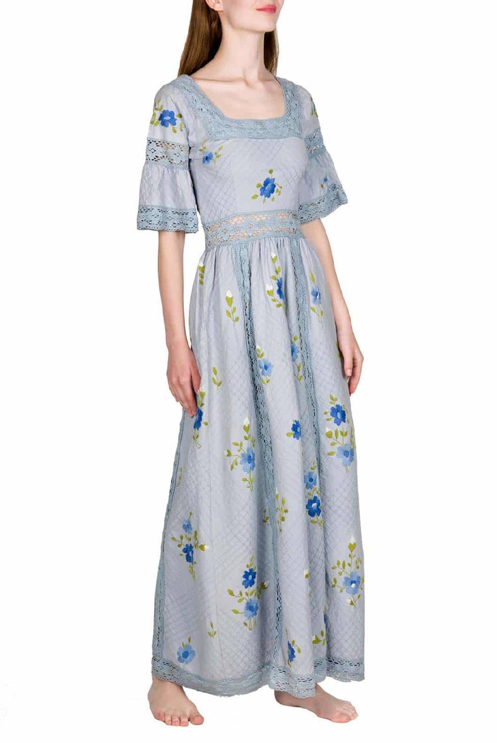 Luisa Beccaria Abito in pizzo floreale ritagliato Hotsell