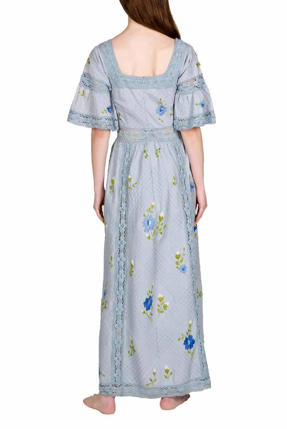 Luisa Beccaria Abito in pizzo floreale ritagliato Hotsell