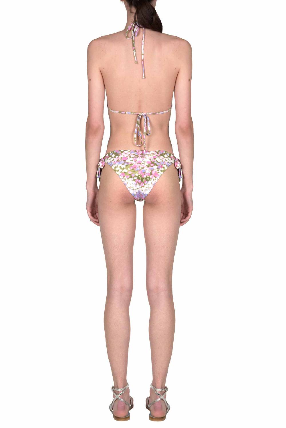 Luisa Beccaria Bikini Triangolo E Slip Rosa Monet Italia