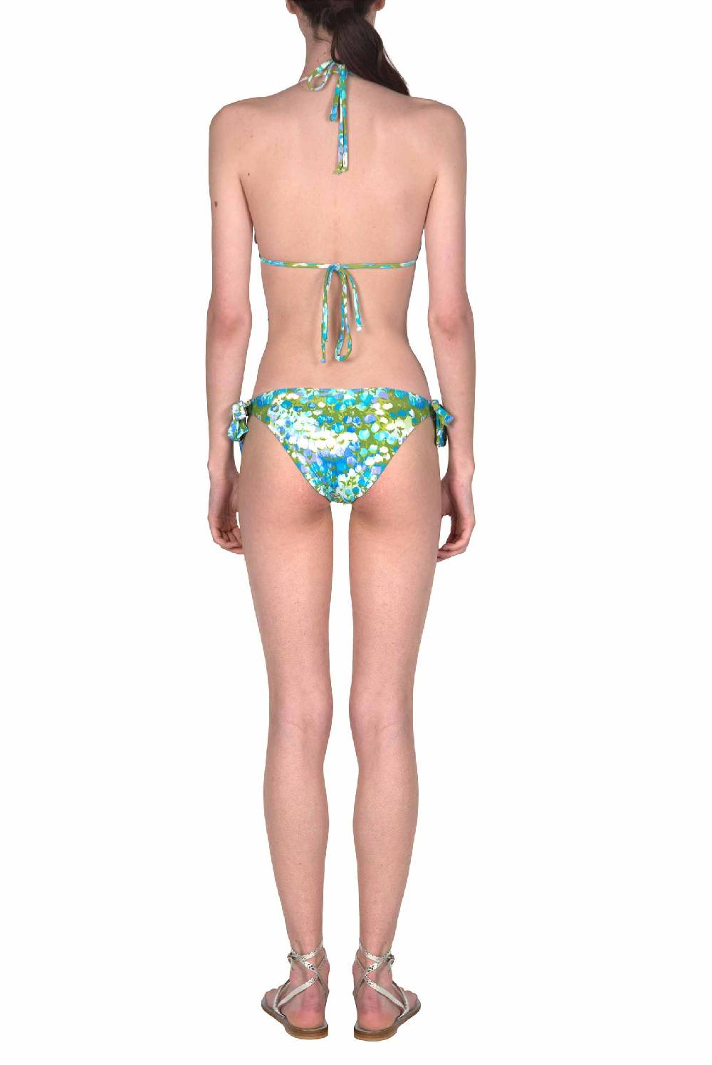 Luisa Beccaria Bikini Triangolo E Slip Blu Monet 2025