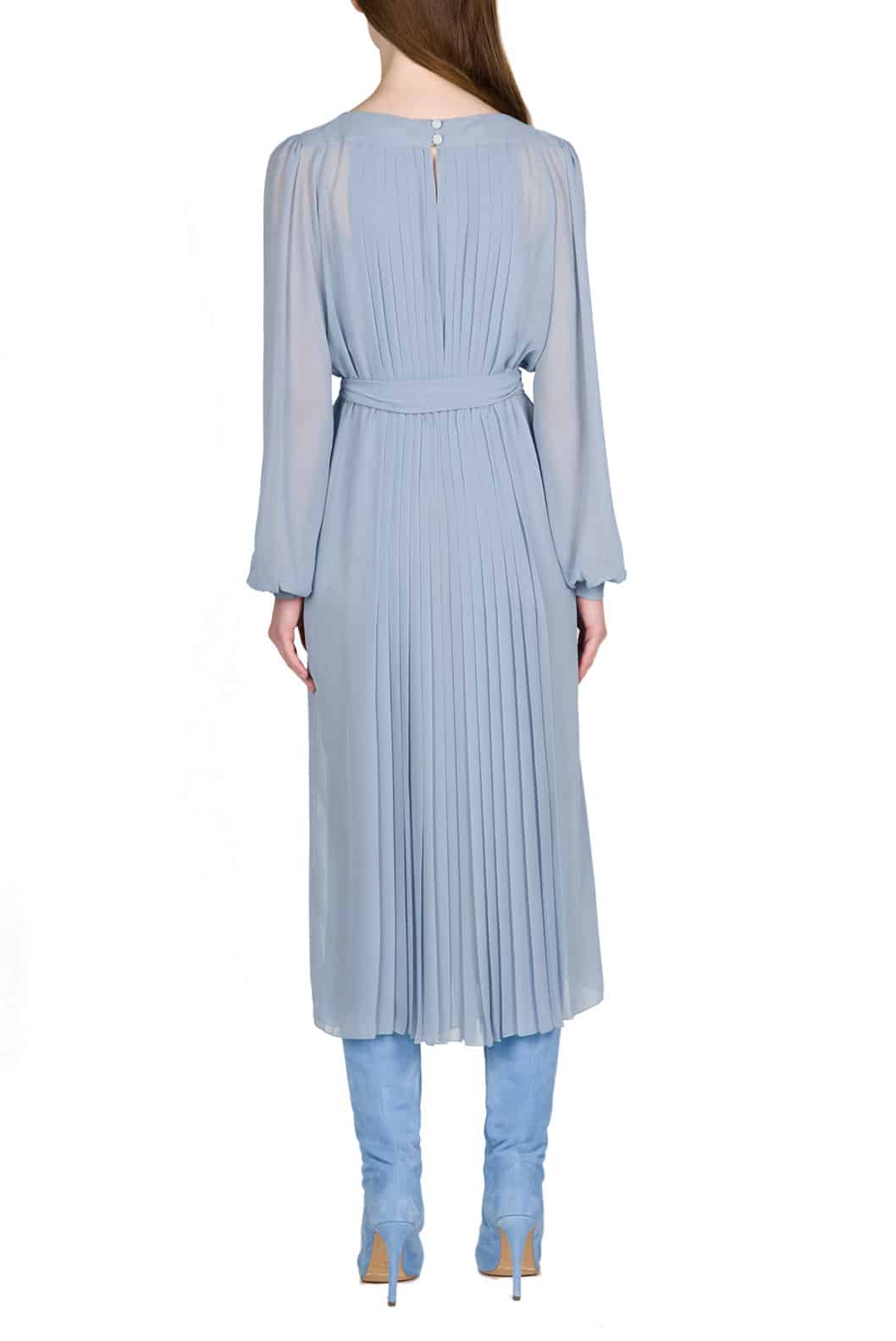 Luisa Beccaria Abito in chiffon plissettato Soddisfazione Garantita