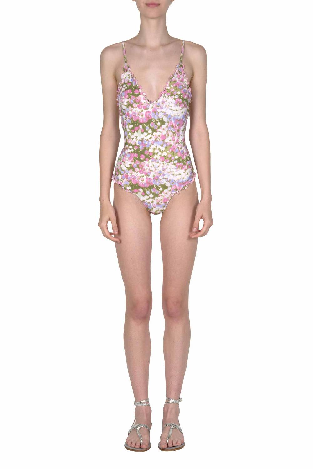 Luisa Beccaria Costume intero rosa Monet Spedizione Gratuita
